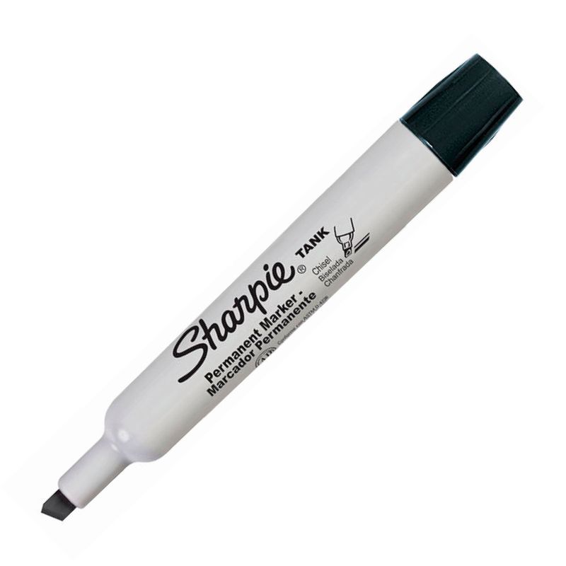 MARCADOR PERMANENTE GRUESO NEGRO SHARPIE TANK