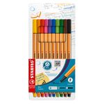 ROTULADOR ULTRAFINO STABILO POINT 88 COLOR SURTIDO BTL CON 10