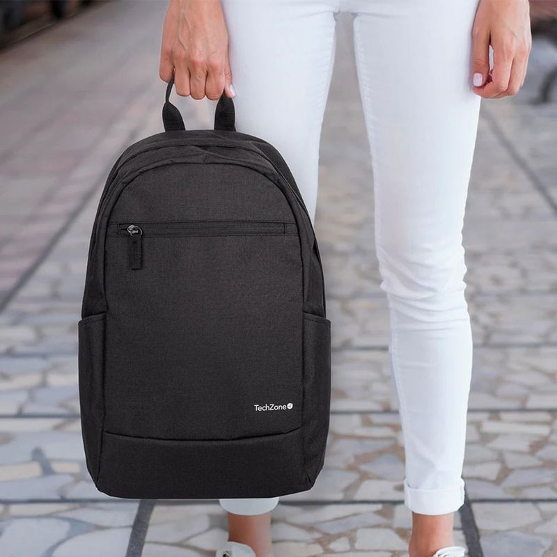 MOCHILA BACK PACK TECHZONE EASY LITE P/ LAPTOP 156" NEGRO
