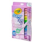PLUMONES SUPER TIPS JR PASTEL CON 20