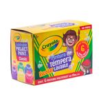 PINTURA TÉMPERA LAVABLE 59 ML CON 6 BOTES CRAYOLA