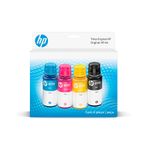 KIT DE 4 BOTELLAS DE TINTA GT53/GT52 HP ORIGINAL