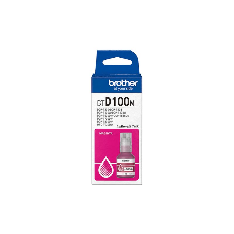 BOTELLA DE TINTA BROTHER BTD100MBK NEGRO