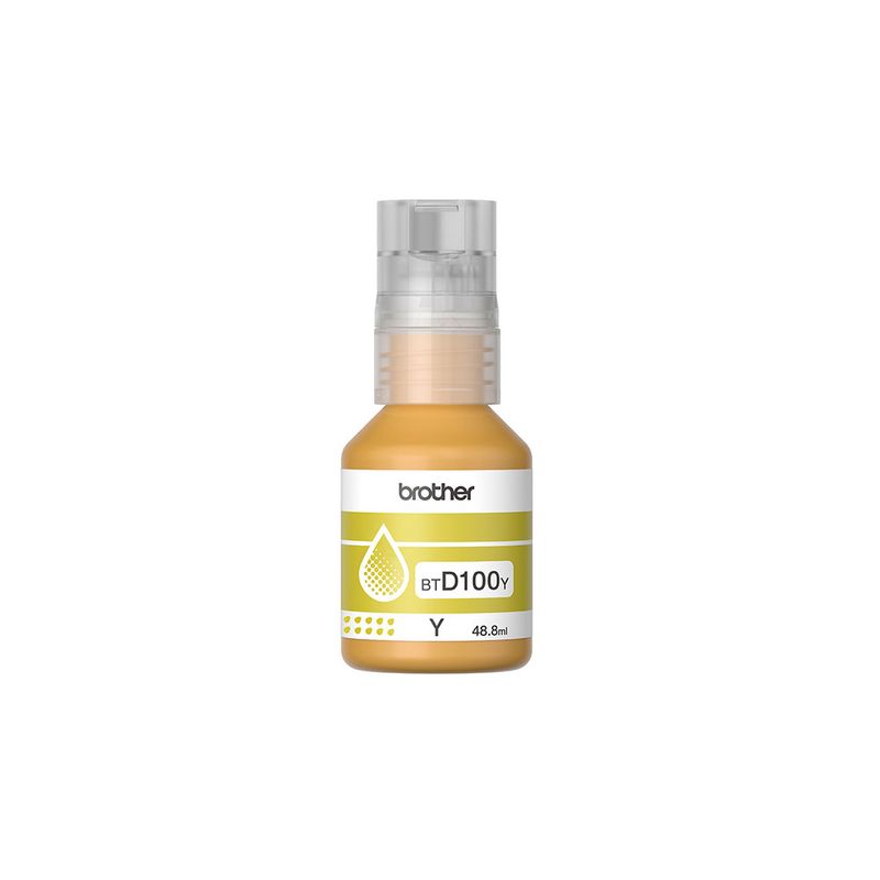 BOTELLA DE TINTA BROTHER BTD100Y AMARILLO