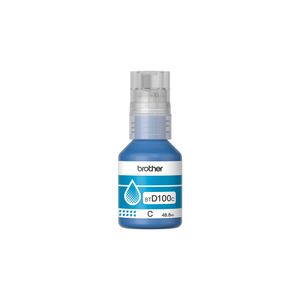 Botella De Tinta Brother Btd100C Cian Btd100C
