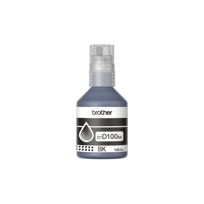 BOTELLA DE TINTA BROTHER BTD100BK NEGRO