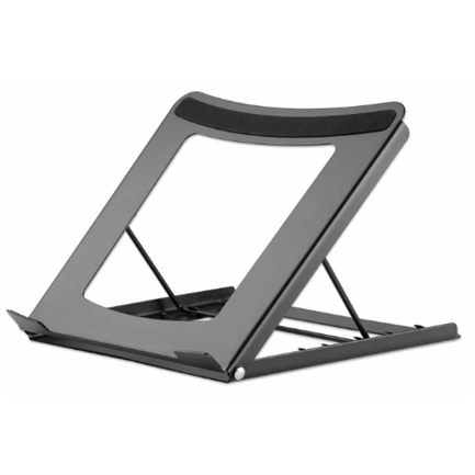 Soporte Manhattan Ajustable para Laptop/Tablet 10" a 156" Plegable 5 Posiciones Hasta 5 Kg Color Negro