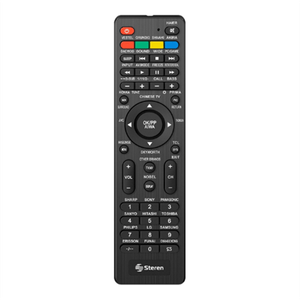 Control Remoto Steren Universal Plano Smart Tv Color Negro Sqccorac002