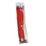 CORDON PLANO PARA GAFETE ROJO PQT CON 10PZAS