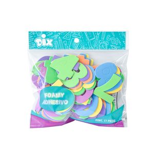 Figuras De Foamy Con Adhesivo Letras C/77 Piezas 4104