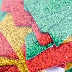 FIGURAS DE FOAMY DIAMANTADO CON ADHESIVO LETRAS C/38 PIEZAS