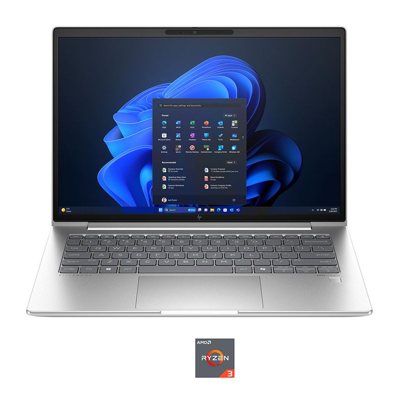 LAPTOP HP 245 G10 14" AMD RYZEN 3 7330U 8GB RAM, 256GB SSD, WIN11HOME