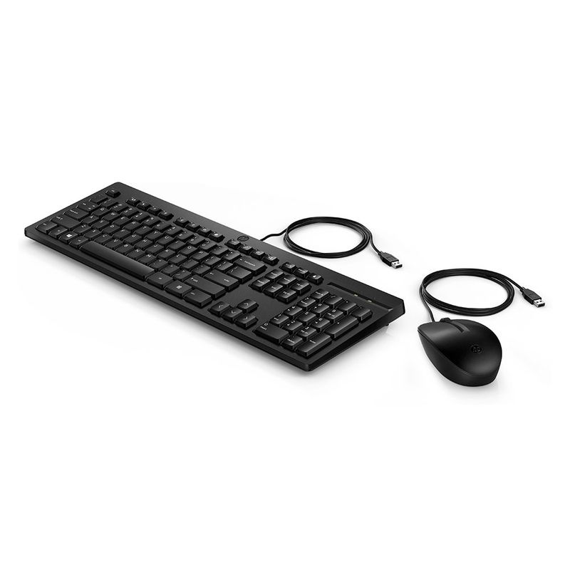 KIT TECLADO Y MOUSE ALAMBRICO OPTICO HP225