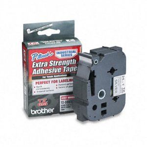 Cinta Laminada Brother Tzes951, Tze, Transferencia Térmica, Negro Sobre Plata Tzes951