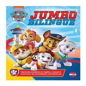 Libro Colorear Jumbo Paw Patrol Bilingüe 224 Pag 5521