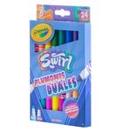 MARCADOR GRUESO BASE AGUA DUAL SWIRL 8 PZAS CRAYOLA