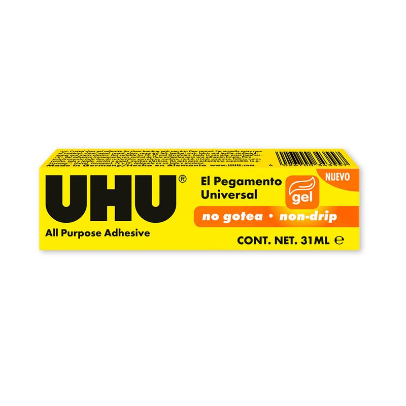 PEGAMENTO MULTIUSOS GEL UHU 31ML