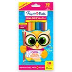 LAPICES-DE-COLOR-12-UNIPUNTA---3-DOBLE-PUNTA-PAPER-MATE-4MM
