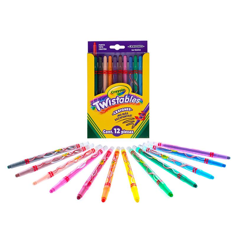 CRAYON TWISTABLES L-12 CRAYOLA