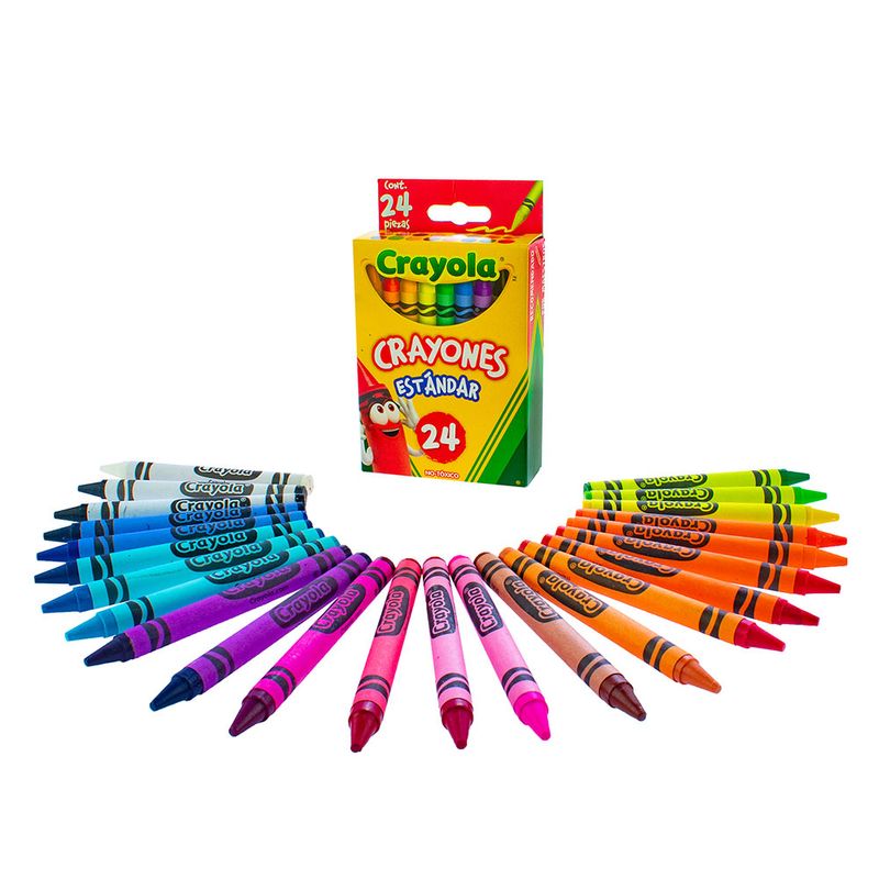 CRAYON REDONDO ESTANDAR C/24 CRAYOLA