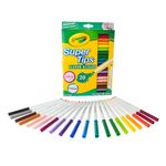 PLUMONES DELGADOS RED SURTIDOS CON 20 CRAYOLA