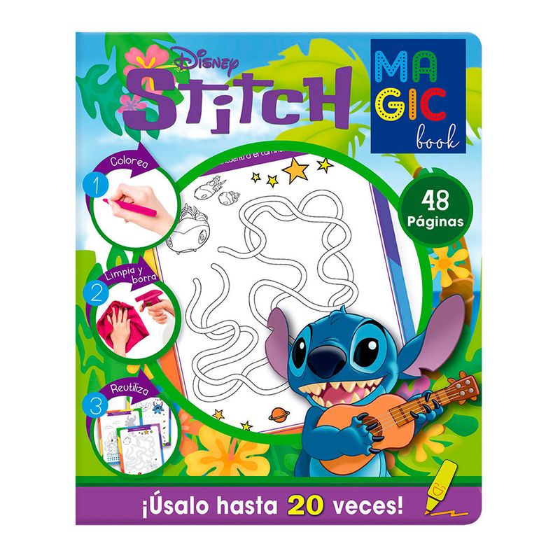 LIBRO COLOREAR MAGICO STITCH