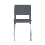 SILLA VISITA SIN BRAZOS REEF POLIPROPILENO GRIS