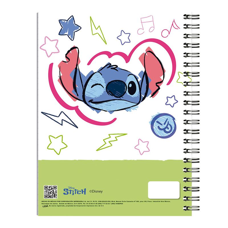 CUADERNO PROFESIONAL 100H RAYAS STITCH
