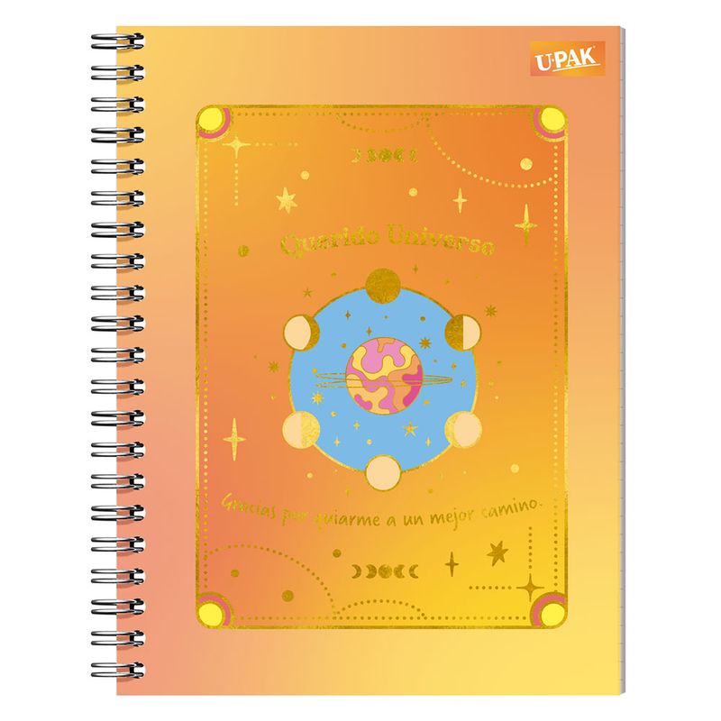 CUADERNO PROFESIONAL 100H RAYAS QUERIDO UNIVERSO