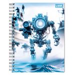 CUADERNO PROFESIONAL 100H RAYAS ROBOTS