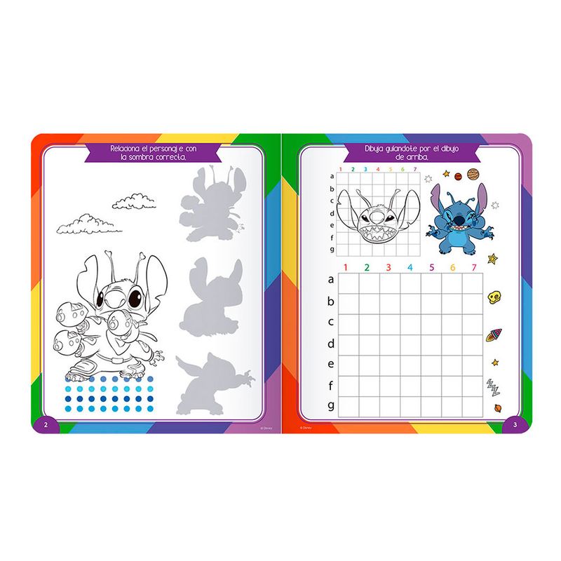 LIBRO COLOREAR MAGICO STITCH
