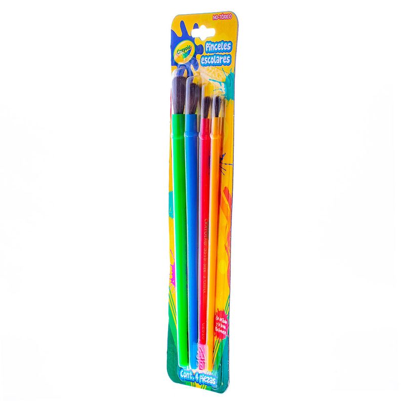 PINCEL PLASTICO CON 4 SURTIDOS BLT