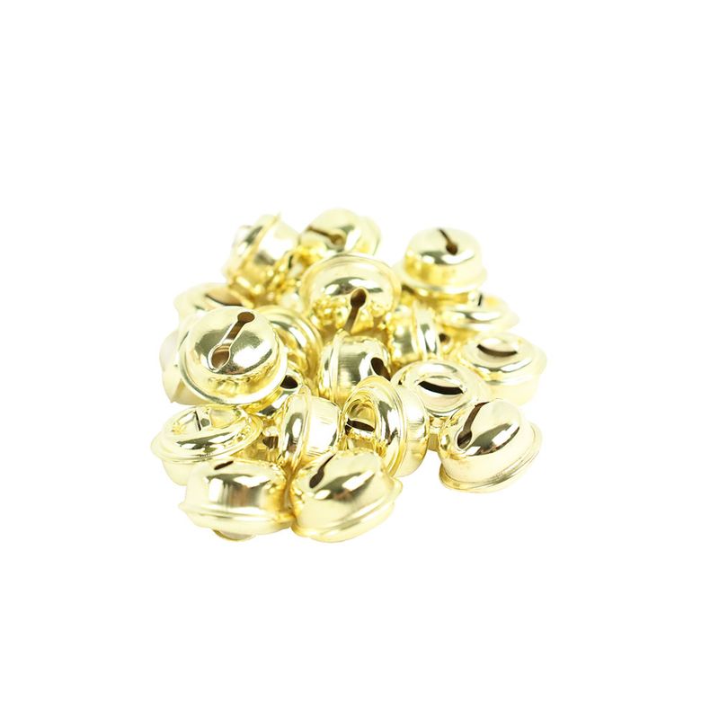 CASCABELES METALICOS ORO 18MM C/25 PZ PASCUA