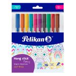 BOLIGRAFO MEDIANO HANG STICK COL SURTIDOS C/10 PZAS PELIKAN