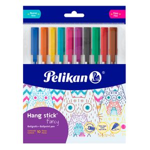 Boligrafo Mediano Surtidos C/10 Pzas Pelikan 800037