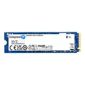 Unidad De Estado Solido Kingston Nv3 2Tb M.2 2280 Nvme Pcie Gen 4X4 R.6000Mb/S W.5000Mb/S Snv3S/2000G