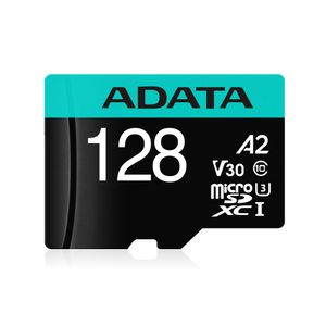 Micro Secure Digital Adata Microsdxc/Sdhc Uhs-I U3 V30 128Gb Clase 10 (A2), Velocidad De Lectura / Escritura 100/85 Ausdx128Gui3V30Sa2-Ra1