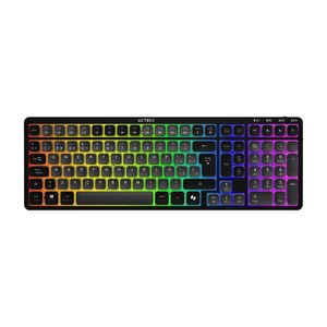 Teclado Inalámbrico Rgb Techno Pro Ti790 Acteck Elite Series Iluminación Rgb, Teclado Multidispositivo Inalámbrico, Ac-940061