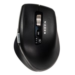 Naceb Mouse Inalambrico Doble Scroll  Na-0133 Na-0133