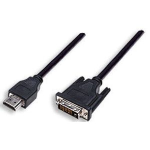 Adaptador Hdmi A Dvi-D Manhattan 372510, Negro, Hdmi, Dvi-D 372510