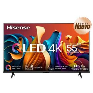 Televisor Hisense 55Qd6N, 55 Pulgadas, Led 4K Uhd, 3840 X 2160 Pixeles, Qled Google Smart Tv 55Qd6N