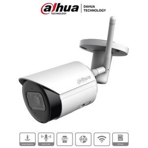 Cámara Ip Bala Wifi Dahua Hfw1430Ds-Saw 4Mp, 2.8Mm, Micrófono Integrado Dh-Ipc-Hfw1430Ds-Saw