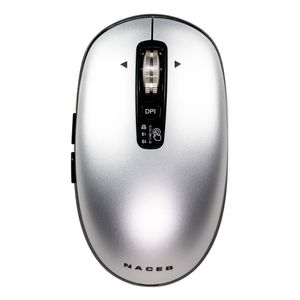 Mouse Inalambrico Naceb Slim Gris Na-0131G Na-0131G