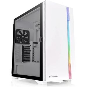 Gabinete  Thermaltake H700 Tg, Mid-Torre, Gabinete, Mini Itx Hasta E-Atx, Color Blanco Ca-1Y1-00M6Wn-00