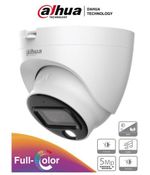 Cámara Domo Dahua Technology DAHUA HAC-HDW1509TLQ-A-LED - Cámara Domo Full Color de 5 MP con micrófono/ 36 mm con 88°color 24/7