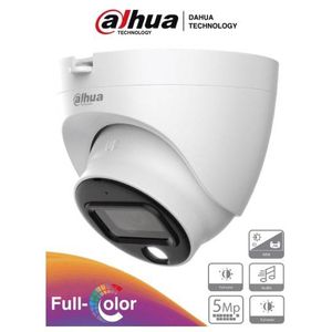 Cámara Hdcvi Domo Dahua Hdw1509Tlq-A-Led 5Mp, 3.6Mm, Ir 20Mts Dh-Hac-Hdw1509Tlqn-A-Led-0360B-S2