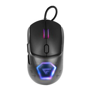 Mouse Game Factor Mog530-Bk, Carcasas Intercambiables, Pixart 3327, 12,000 Dpi, Rgb, Usb, Negro Mog530-Bk