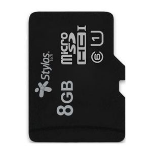 Memoria Micro Sd 8Gb Stylos  Stmsds1B, 8 Gb, 13Mb/S, 5 Mb/S, Negro, Clase 10 Stmsds1B