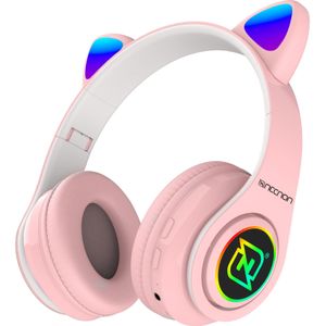 Audífonos On-Ear Bt Con Orejas Necnon Ncab0704Rg, Rosa Nbh-07