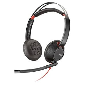Audífonos Plantronics Poly Blackwire 5220, Usb-A/3.5Mm, Negro, 100 - 8000 Hz, Binaural Blackwire 5220